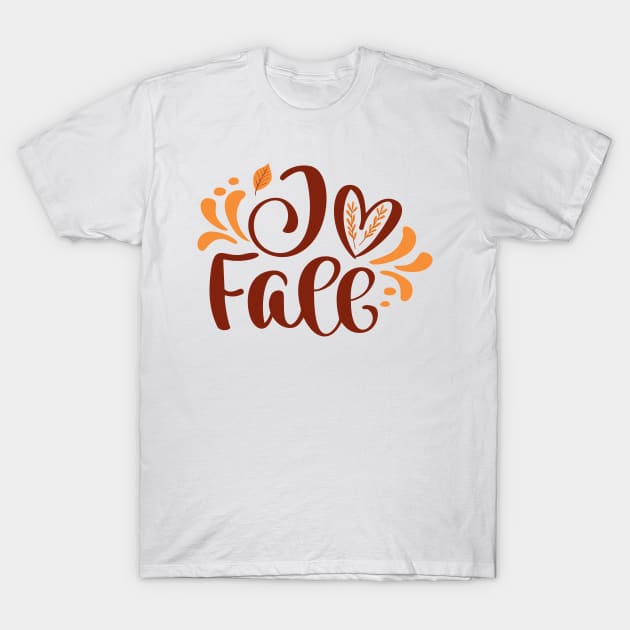 Autumn On My Mind T-Shirt by designdaking